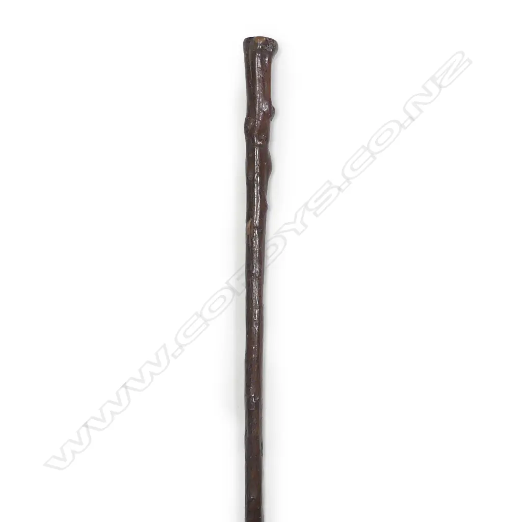 A 19thC briar wood sword walking stick Image 1++