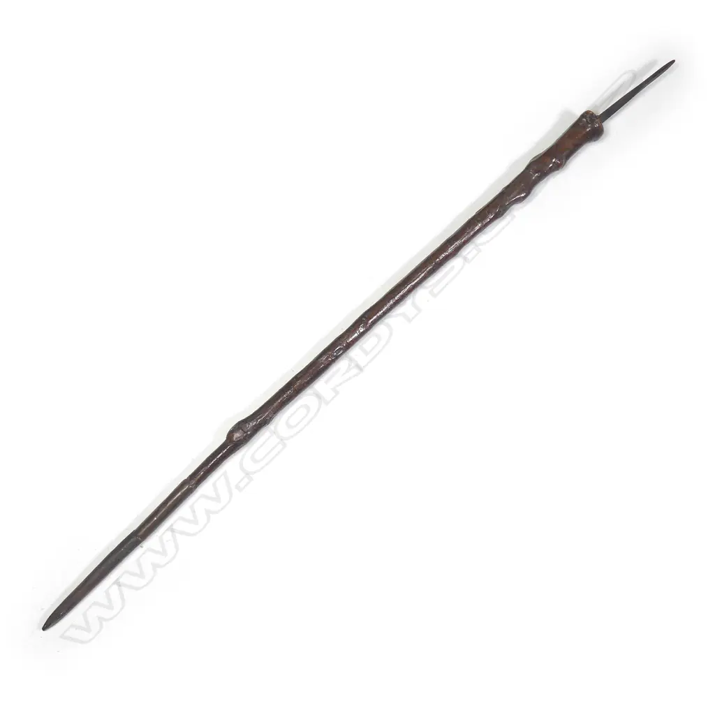 A 19thC briar wood sword walking stick Image 1++
