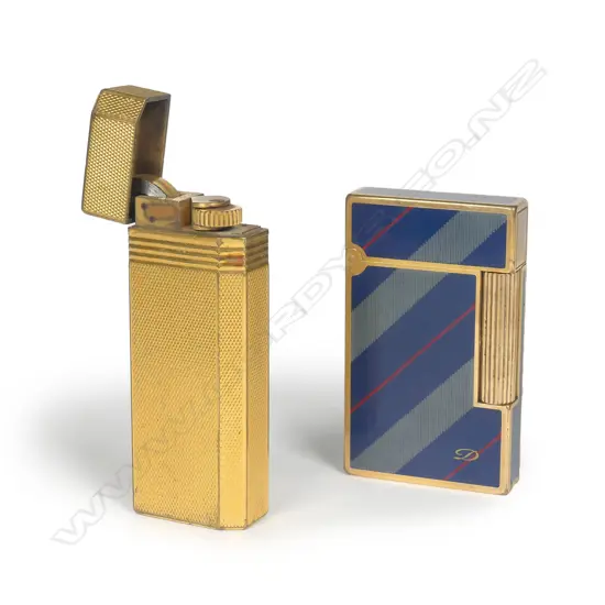 Two vintage French designer lighters