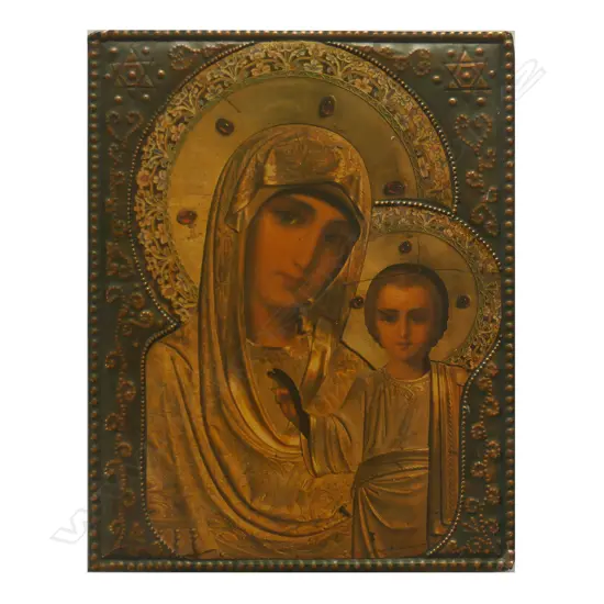A Russian icon of Our Lady of Kazan