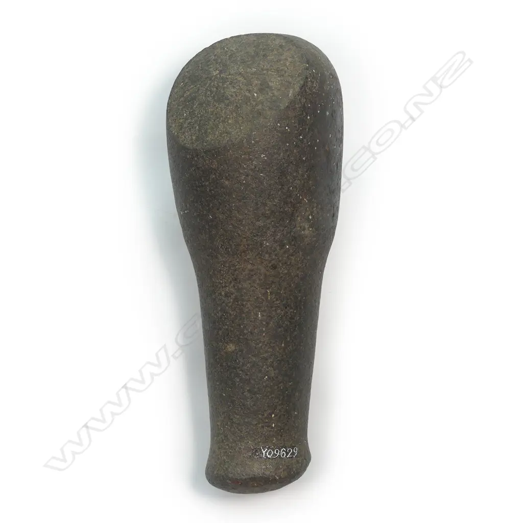 An early Maori patu muka (stone flax pounder) Image 1++