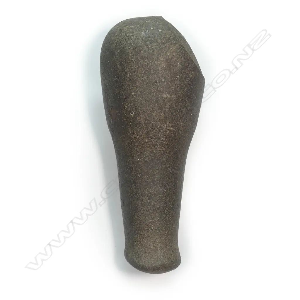 An early Maori patu muka (stone flax pounder) Image 1++