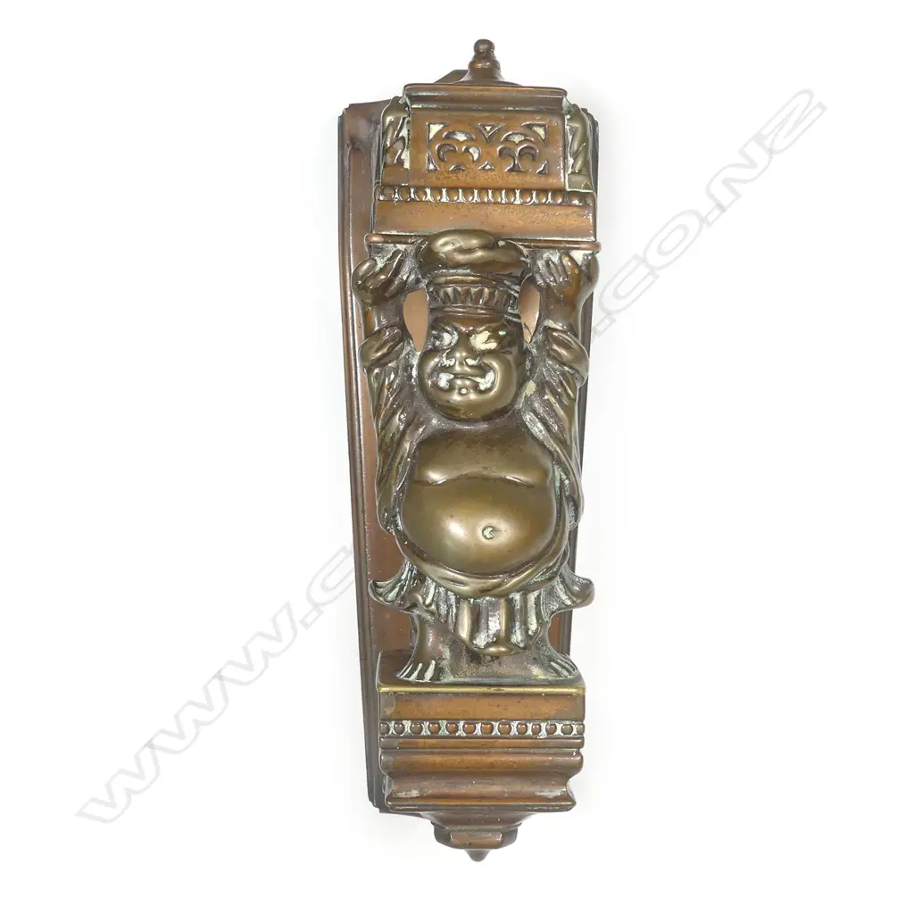 A substantial brass door handle ex Auckland's Civic Theatre Image 1++