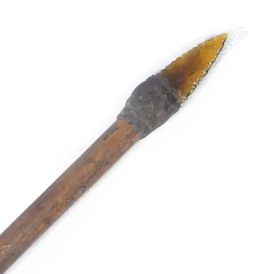 Australian Aboriginal spear with glass point