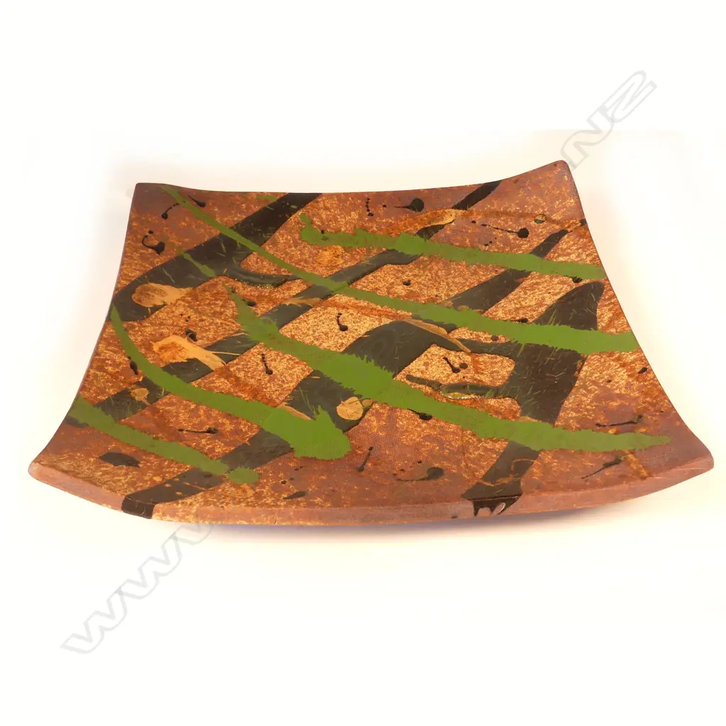 A Doreen Blumhardt square wall platter Image 1++
