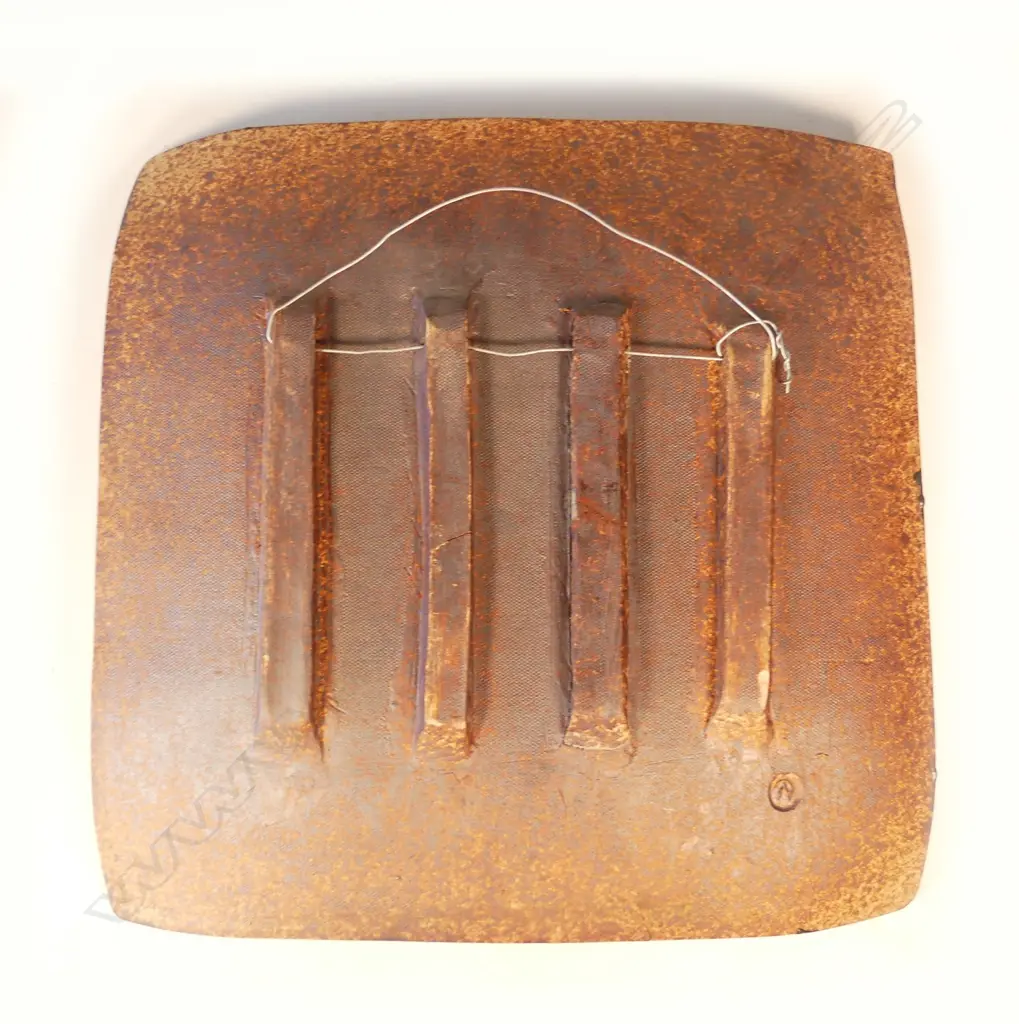 A Doreen Blumhardt square wall platter Image 1++