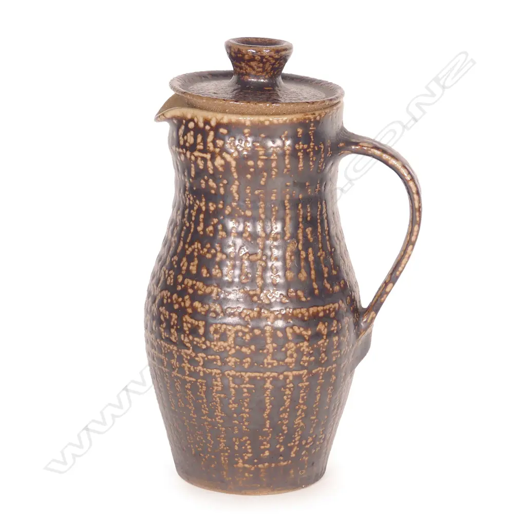 A Mirek Smisek early salt glazed lidded jug Image 1++