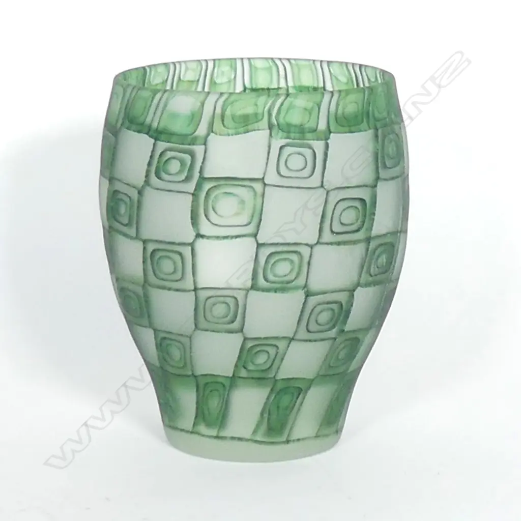 A Stephen Bradbourne glass 'Murrine' vase Image 1++