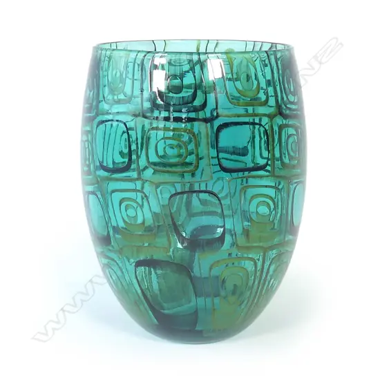 A Stephen Bradbourne glass 'Murrine' vase