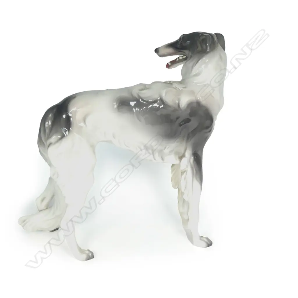 Art Deco Austrian Keramos Borzoi dog figure Image 1++