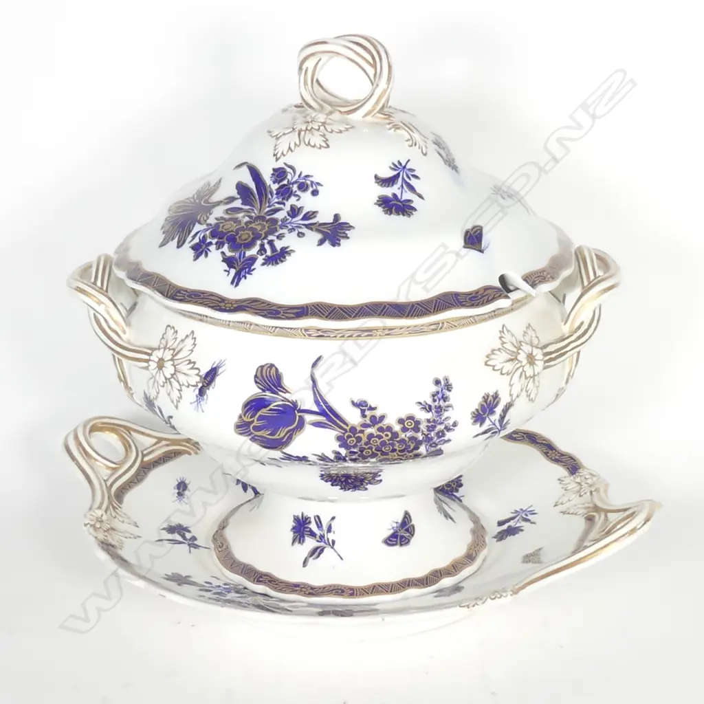 A large Victorian lidded tureen and platter Image 1++