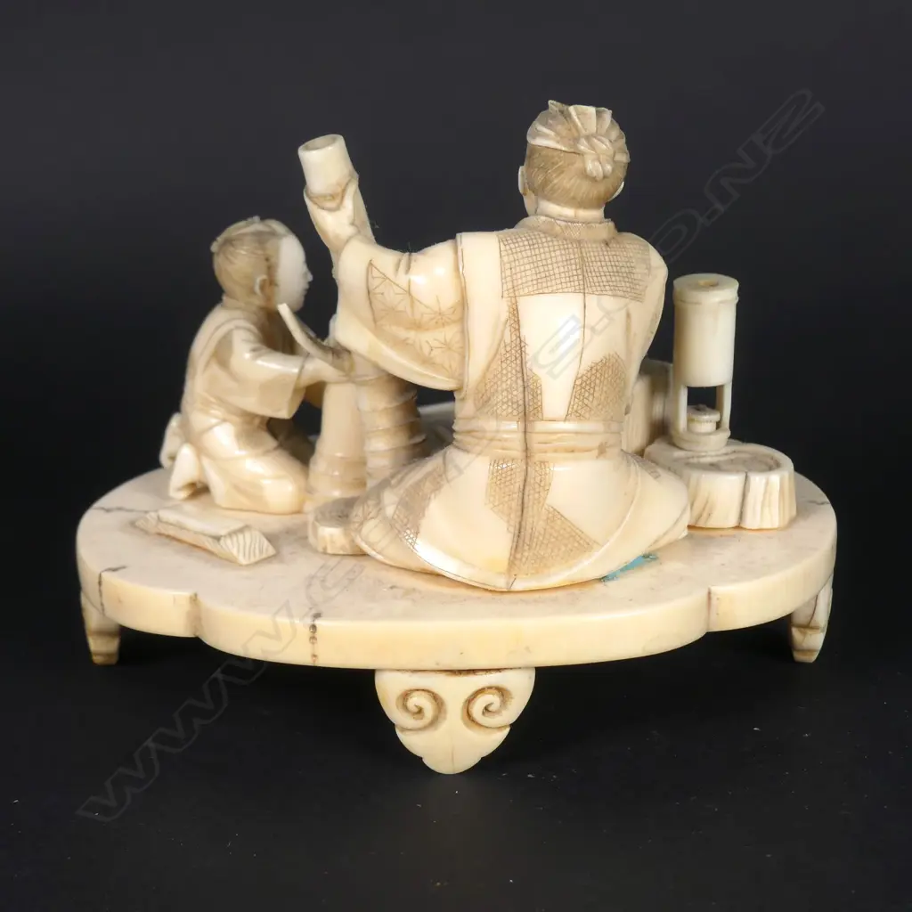 A Japanese Meiji period ivory okimono Image 1++