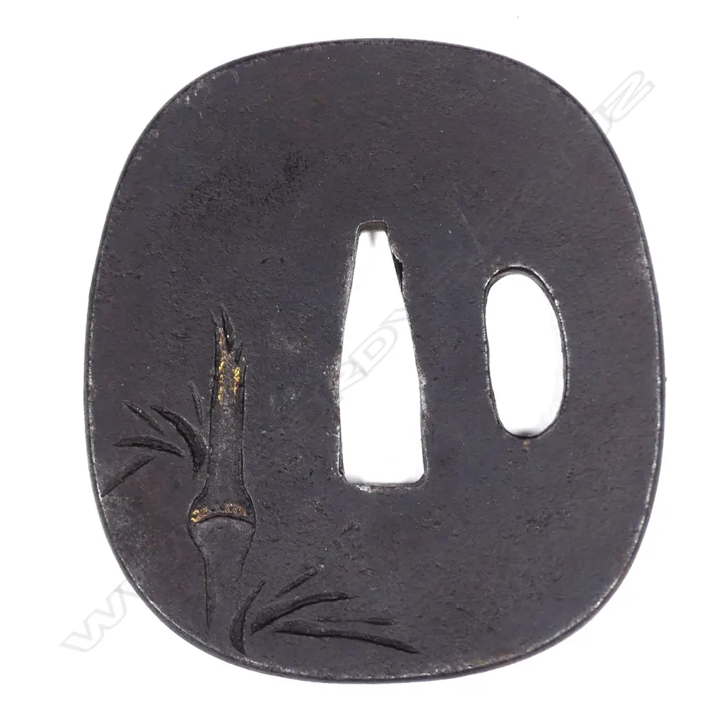 A Japanese iron tsuba Image 1++