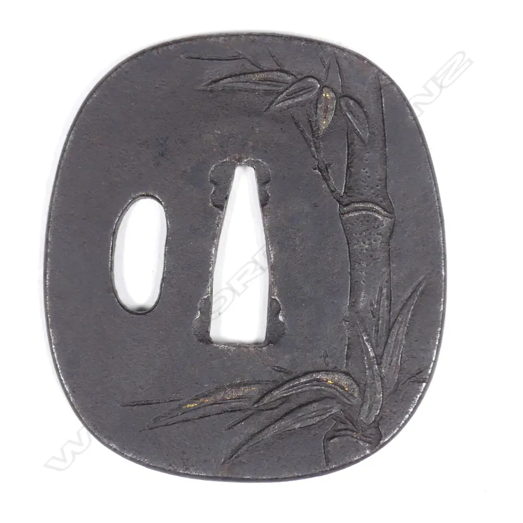 A Japanese iron tsuba Image 1++