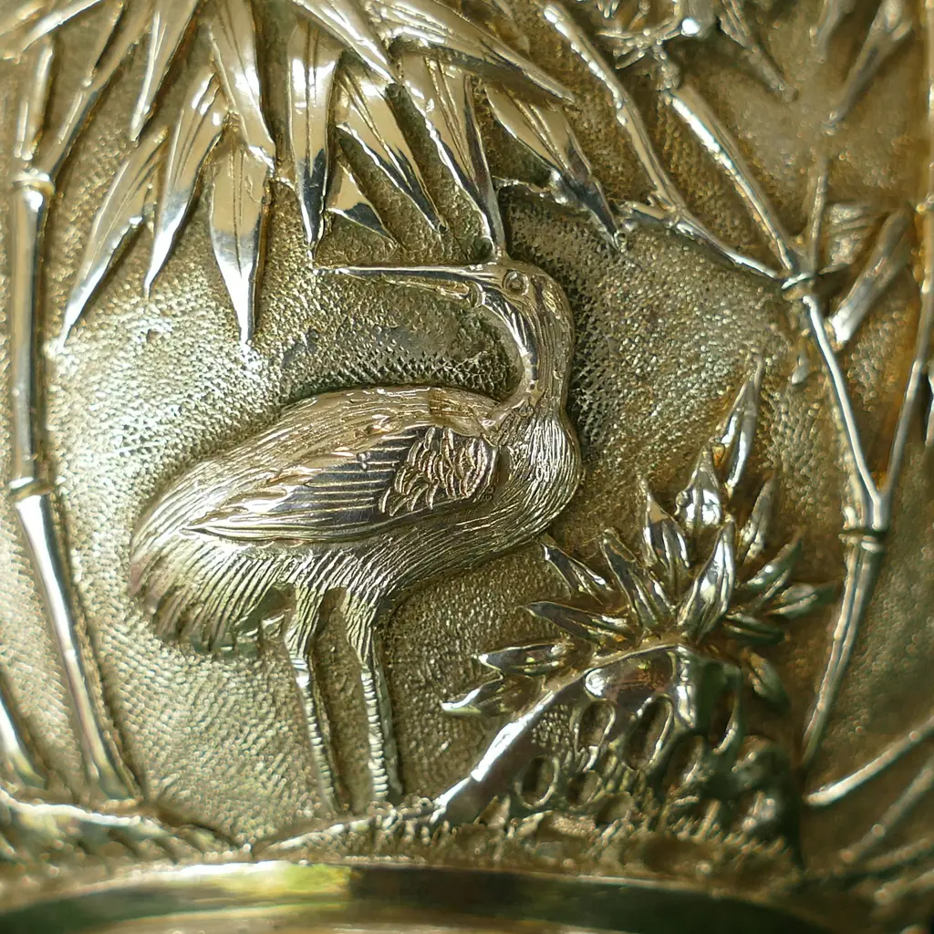 A China Trade period silver teapot and milk jug Image 1++