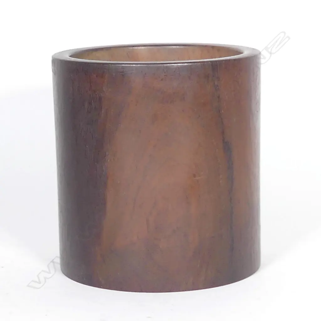 A large Chinese rosewood brush pot Image 1++