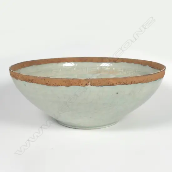 A Chinese celadon bowl
