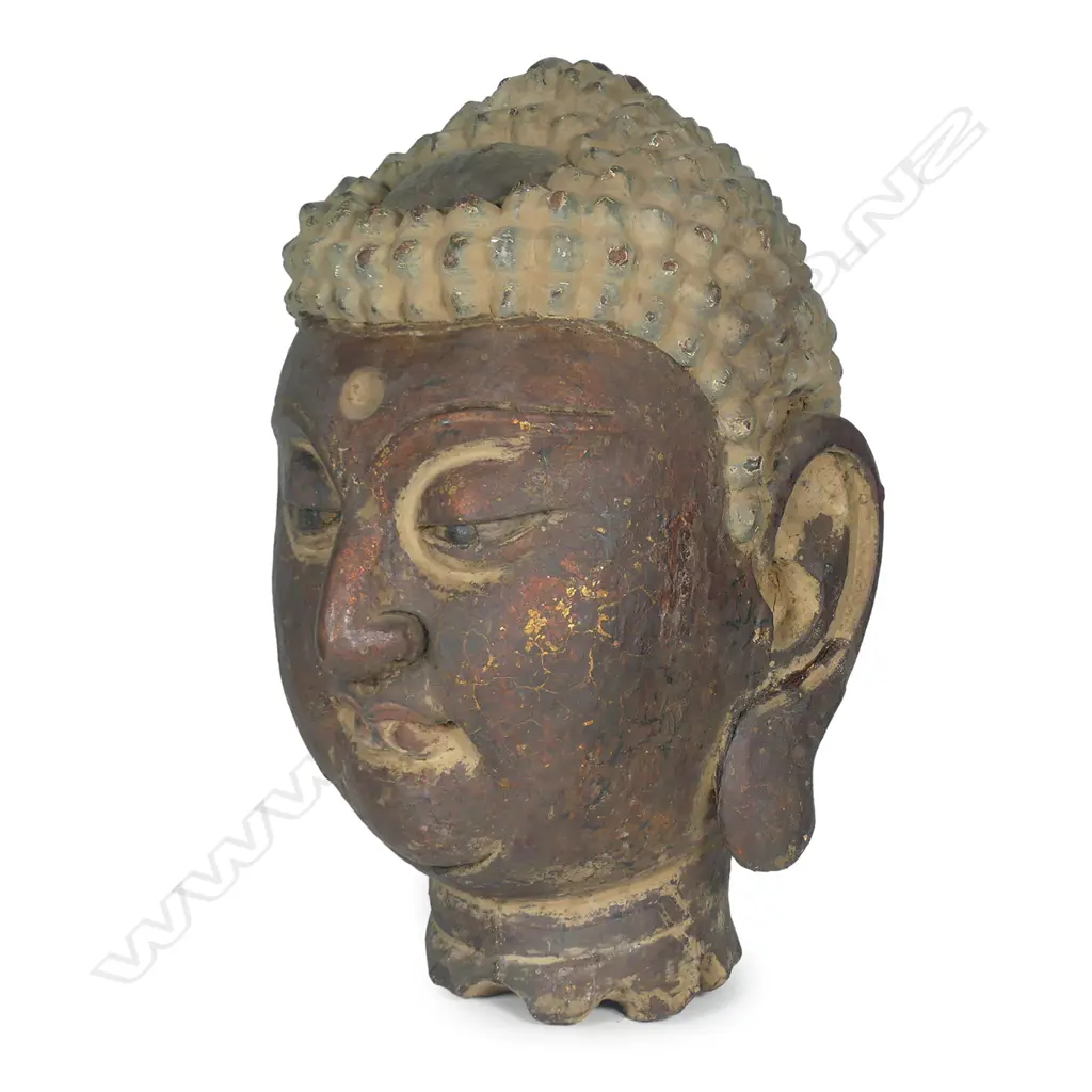 A large old Buddha head Image 1++