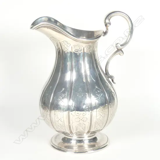 A Victorian silver cream jug