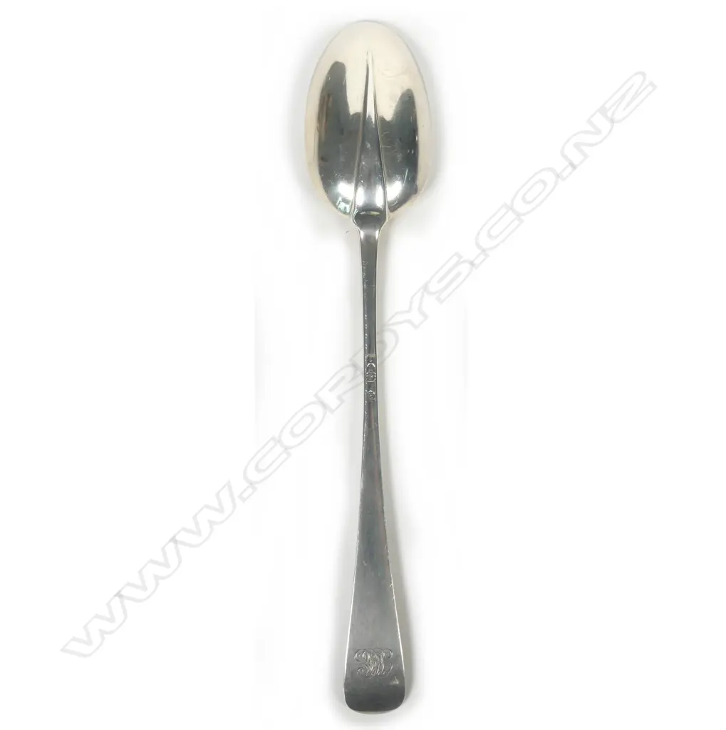 An Edwardian silver pie spoon Image 1++