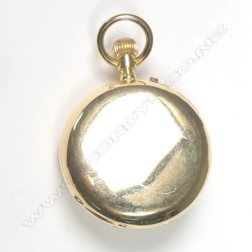 An early 29thC quality Baume lady's half hunter pocket watch Image 1++