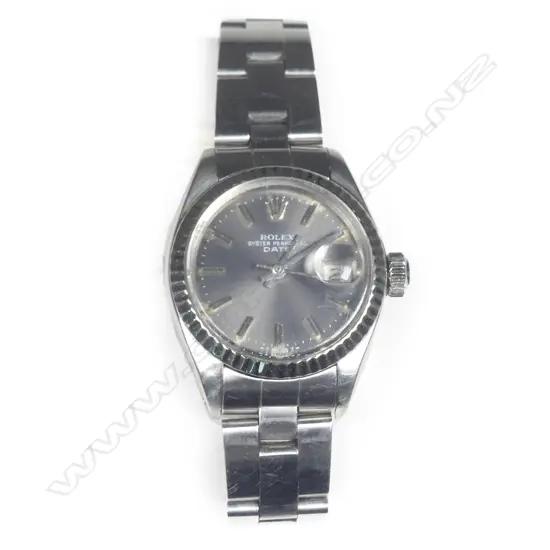 A lady's Rolex Oyster Perpetual Datejust stainless wristwatch