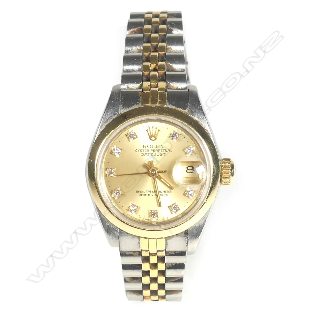 Lady's Rolex Oyster Perpetual Datejust 18K gold and stainless steel wristwatch Image 1++