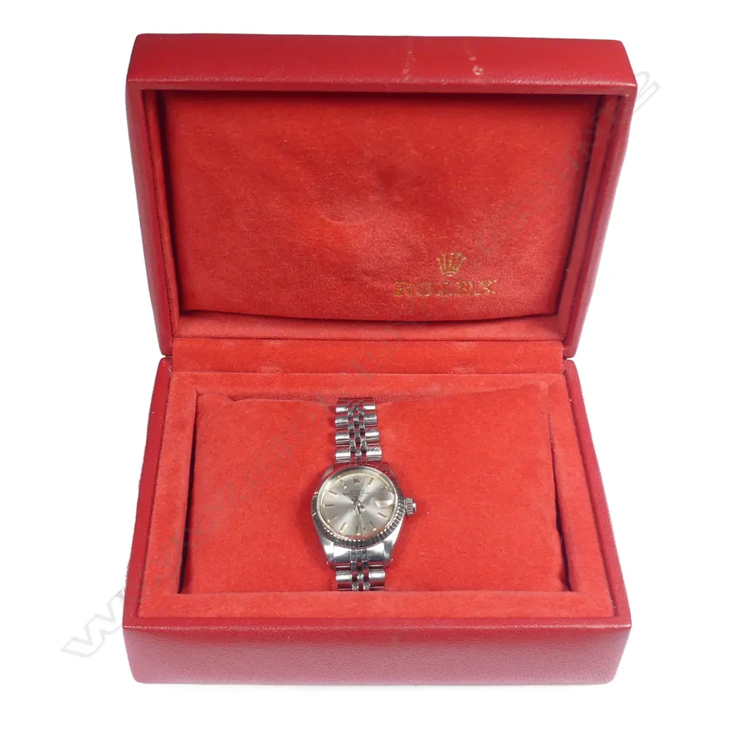 A lady's Rolex Oyster Perpetual Datejust stainless wristwatch Image 1++