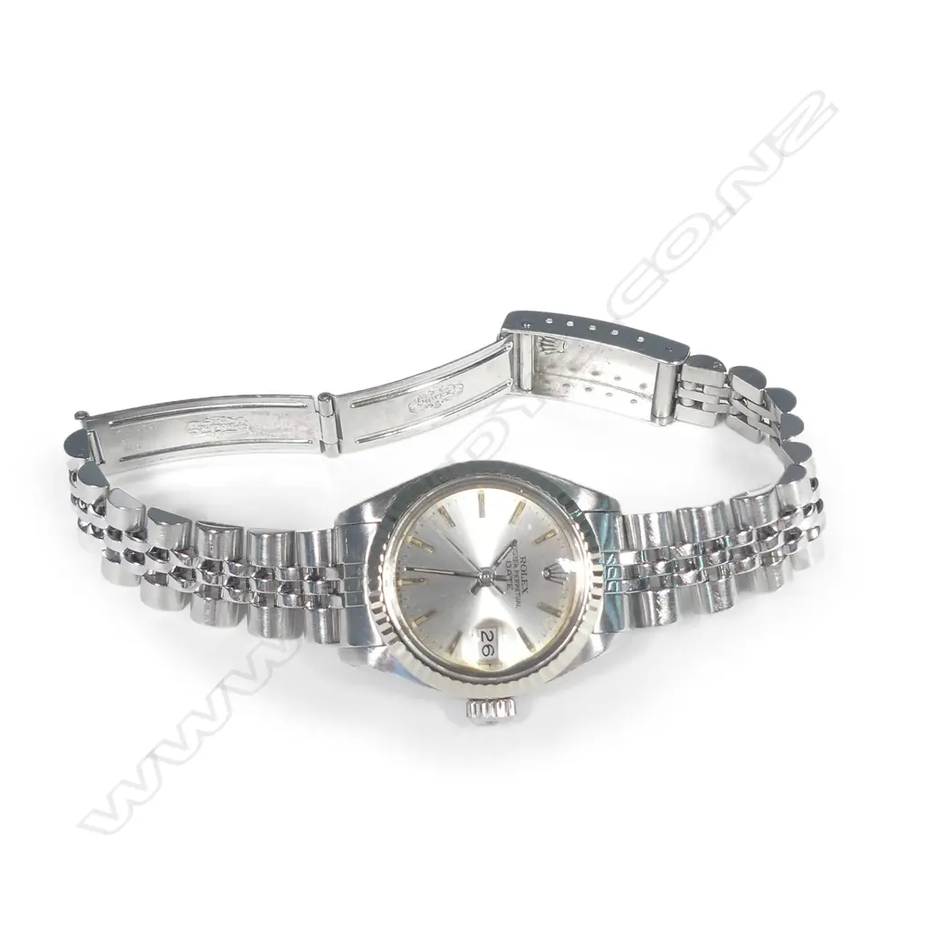 A lady's Rolex Oyster Perpetual Datejust stainless wristwatch Image 1++