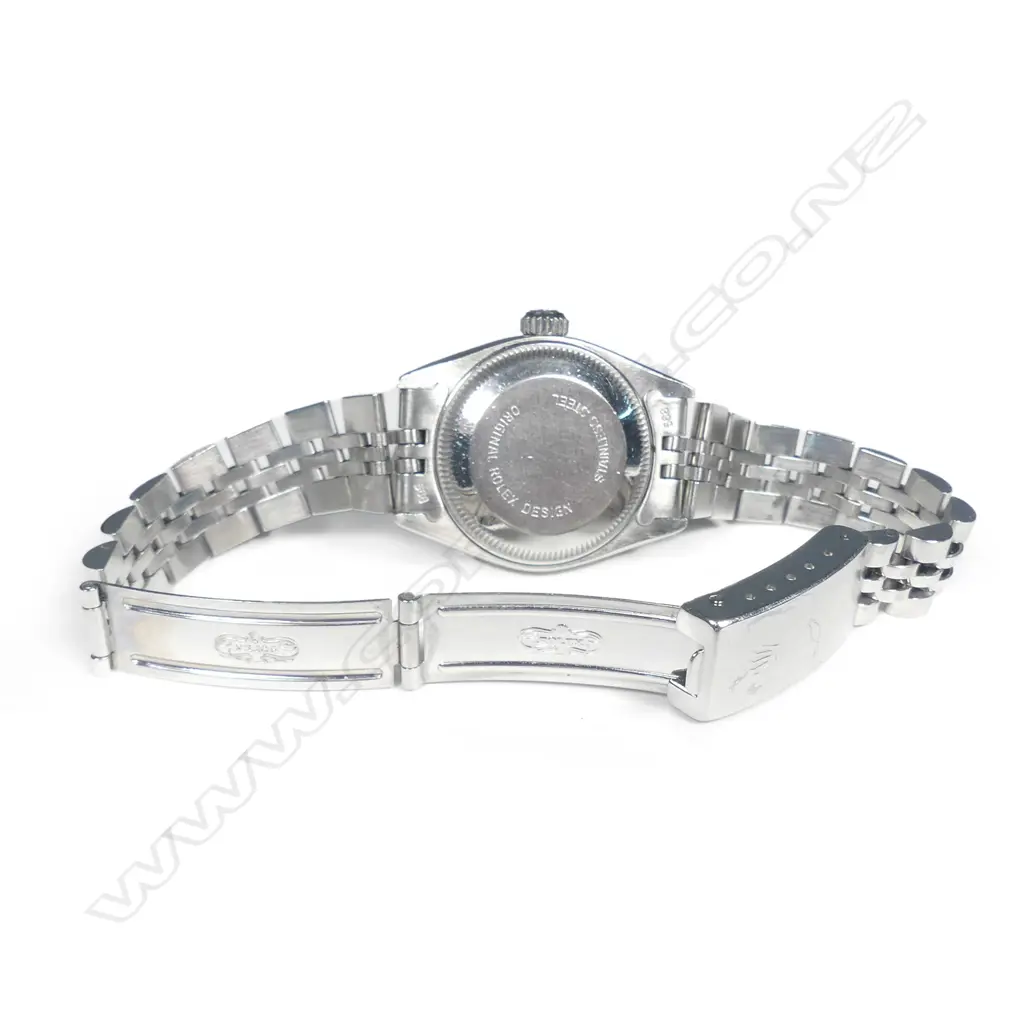 A lady's Rolex Oyster Perpetual Datejust stainless wristwatch Image 1++