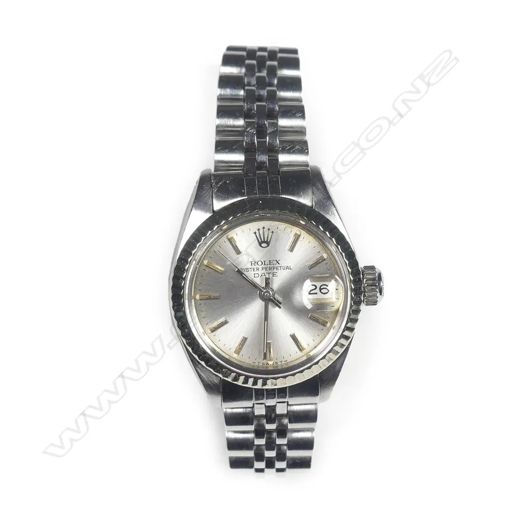 A lady's Rolex Oyster Perpetual Datejust stainless wristwatch Image 1++
