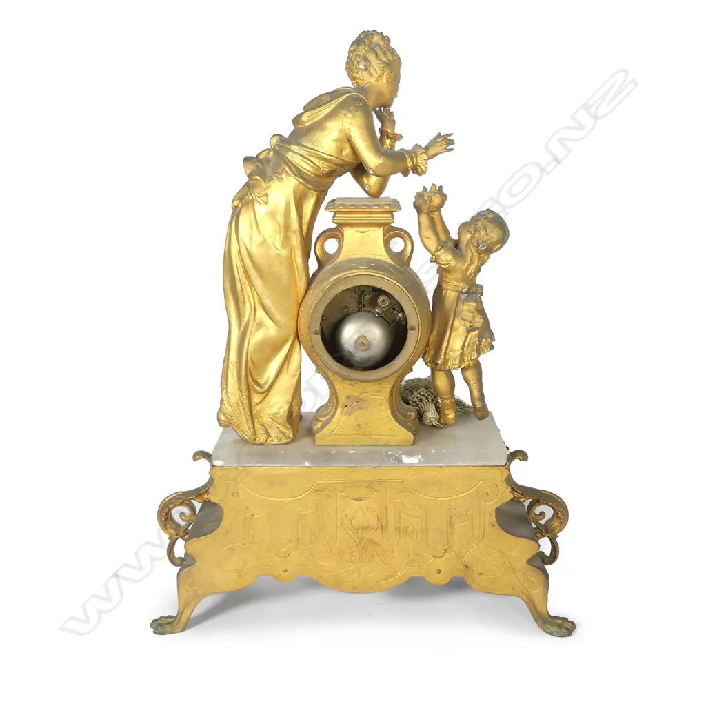 A 19thC French mantel clock Image 1++