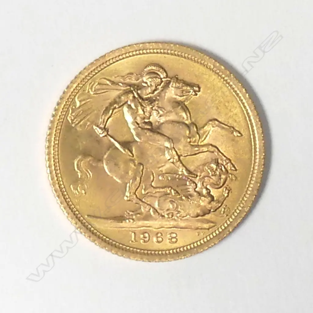 1968 GOLD SOVEREIGN Image 1++