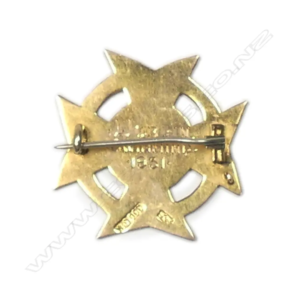 An early 20thC N.Z. made William Good (Gisborne) medallion Image 1++