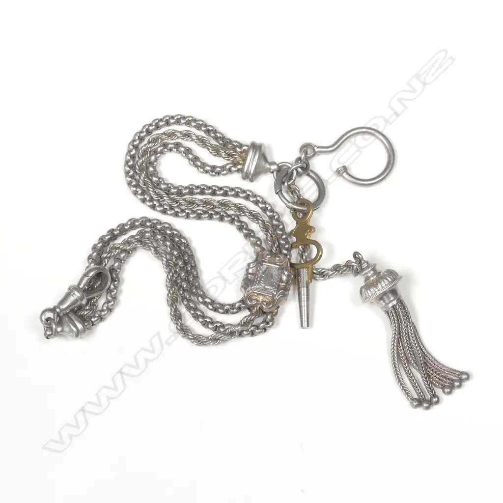 A late 19thC decorative silver Albertina Image 1++