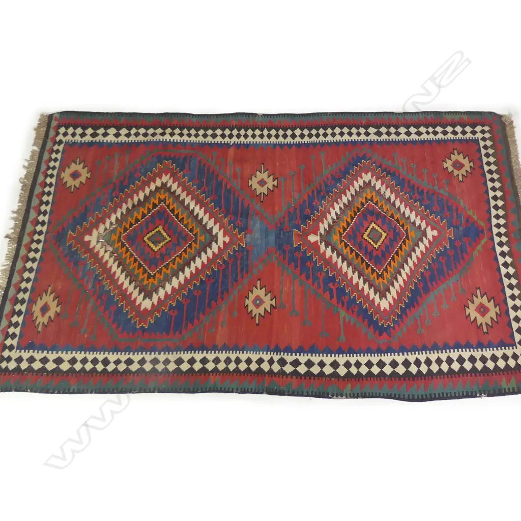 A large vintage Kilim rug Image 1++