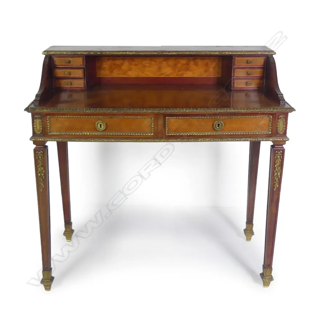 A French style mahogany lady's desk Image 1++