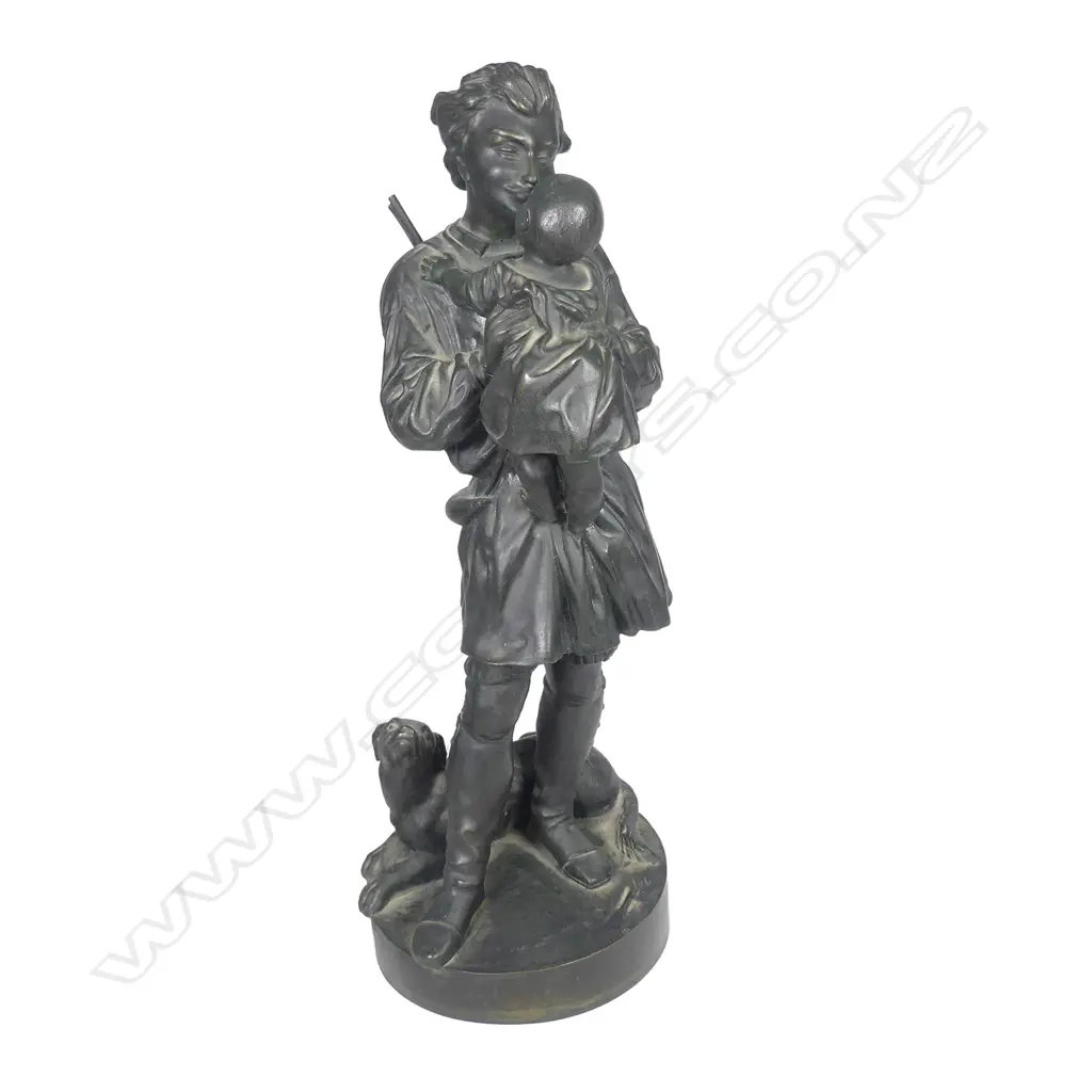 A bronze statuette by Eugene de Labroue Image 1++