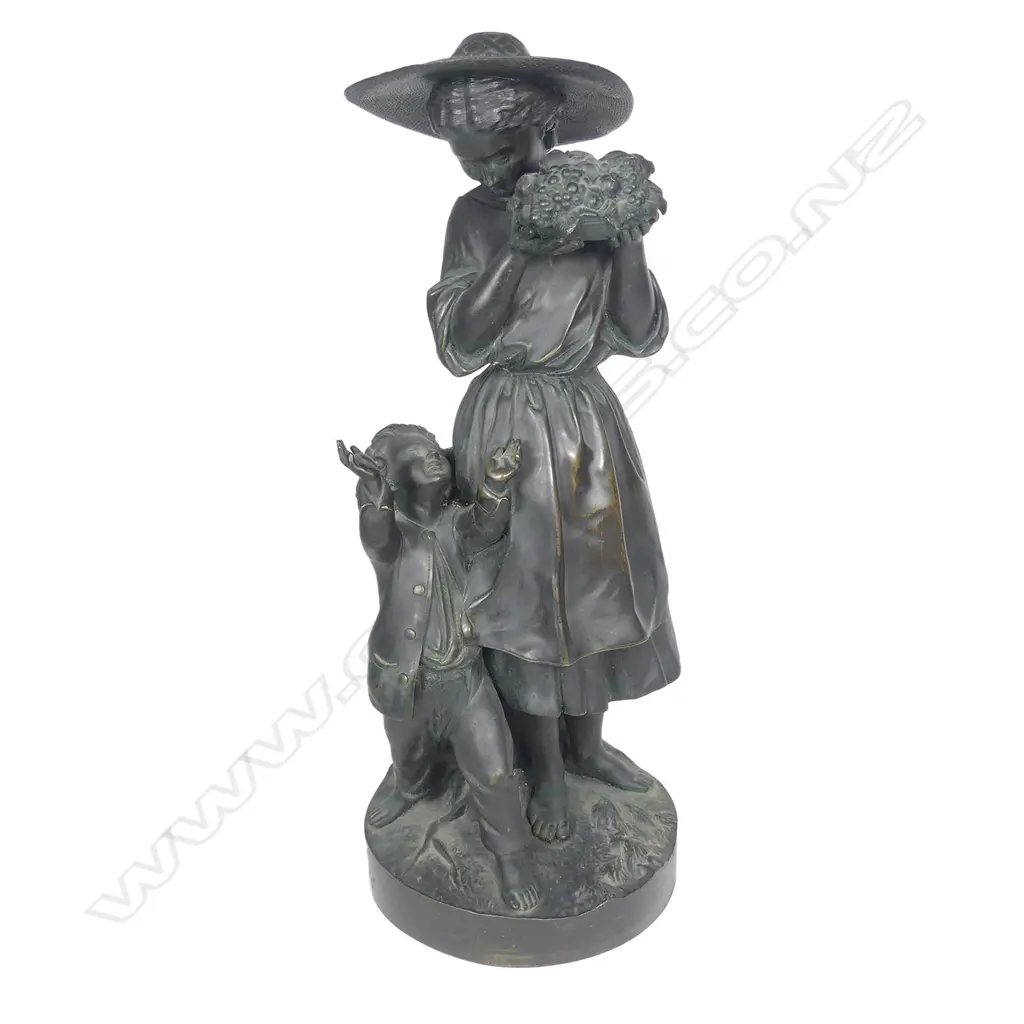 A bronze statuette by Eugene de Labroue Image 1++