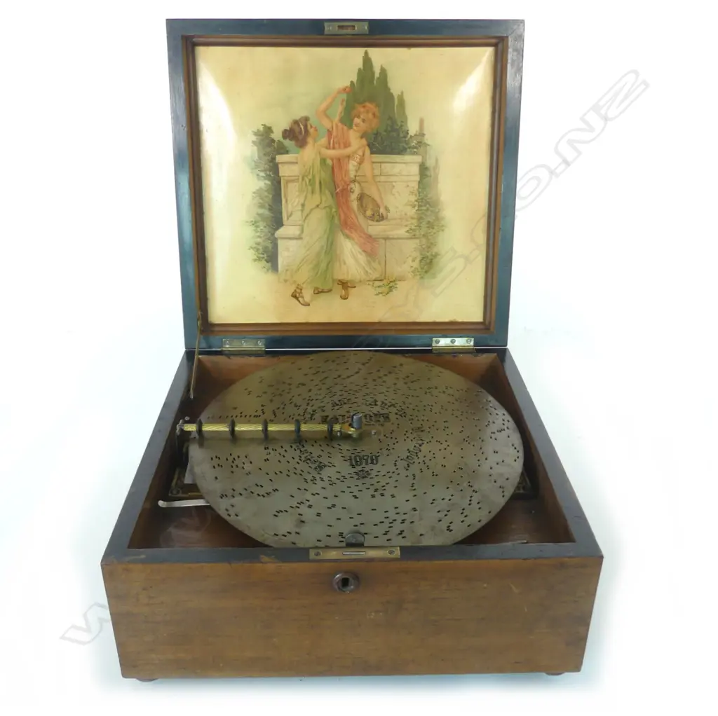 A c.1900 Kalliope German polyphon disc player Image 1++