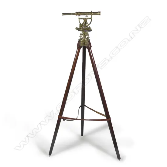 A 19thC brass theodolite by Watkins & Hill