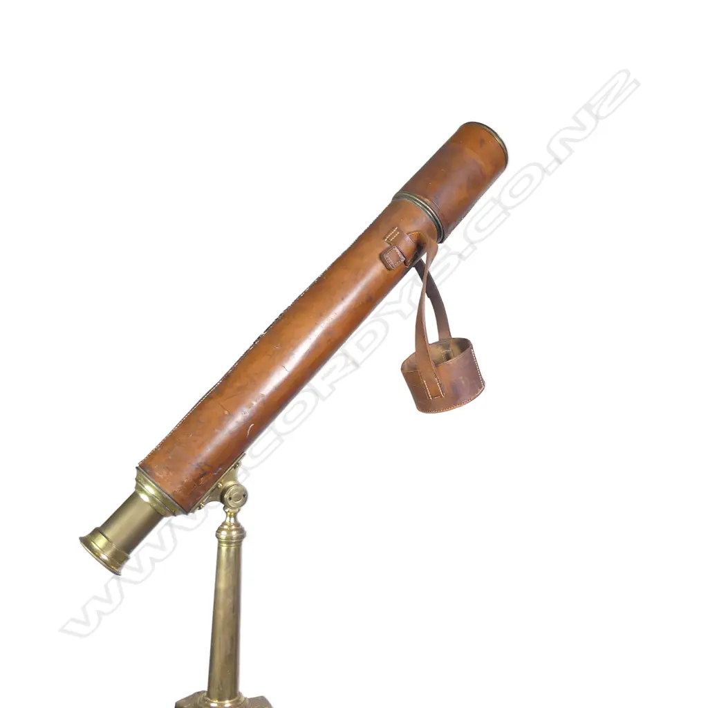 A brass two-draw telescope by Ryland & Son with WWI military markings Image 1++