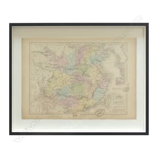 A mid-19thC map of China
