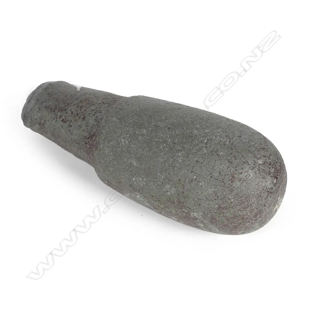 A pre-European Maori patu muka (stone pounder) Image 1++