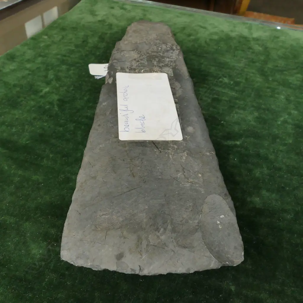 A large pre-European Maori stone toki (adze) Image 1++