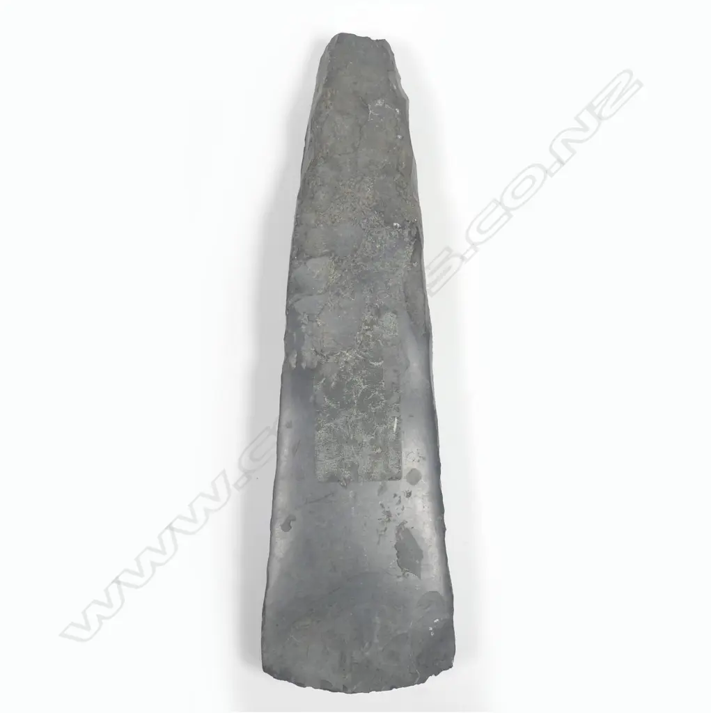 A large pre-European Maori stone toki (adze) Image 1++