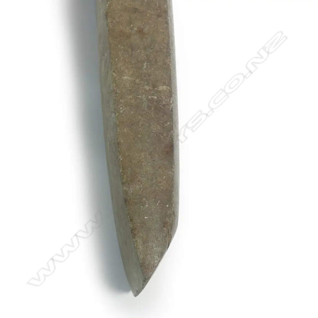 A pre-European Maori stone toki (adze) Image 1++