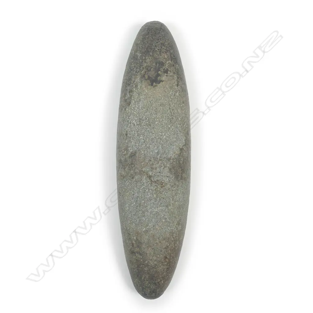 A pre-European Maori worked stone implement Image 1++