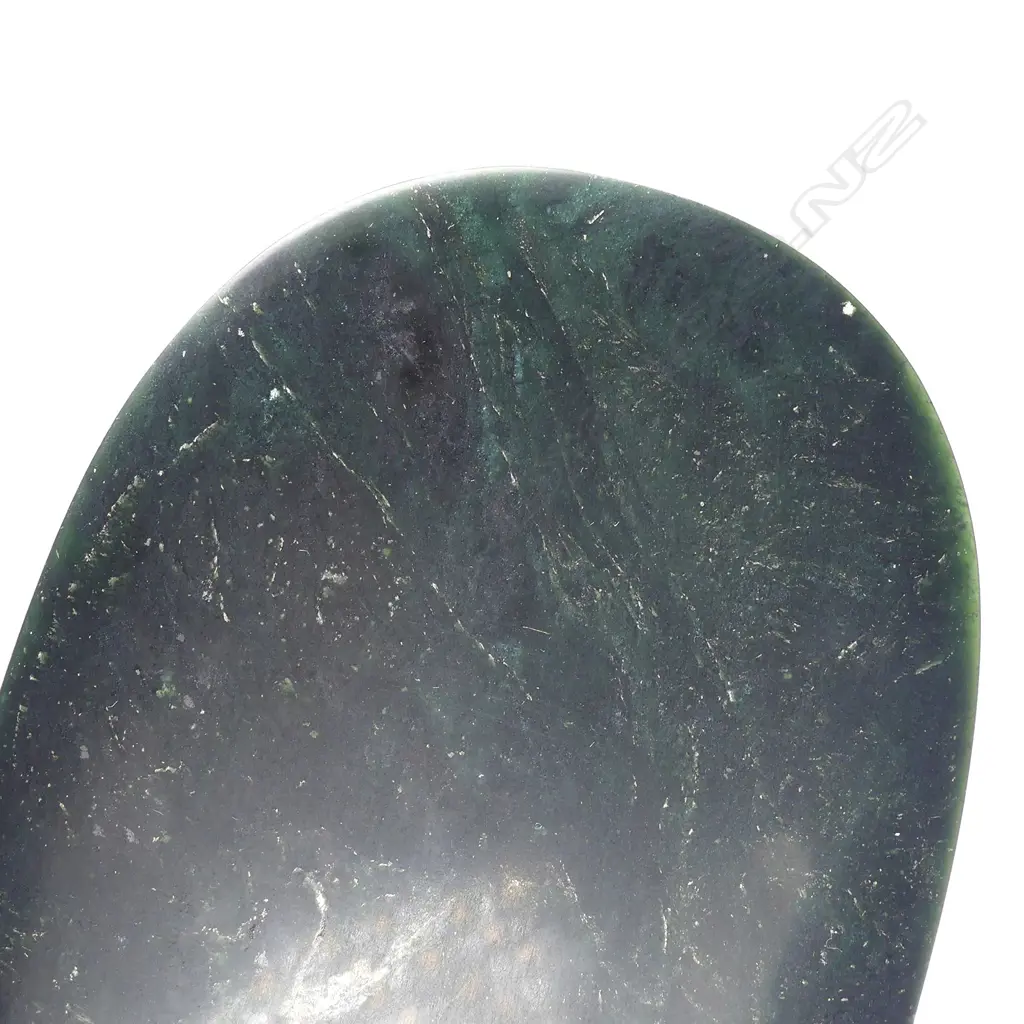 A deep green nephrite mere Image 1++