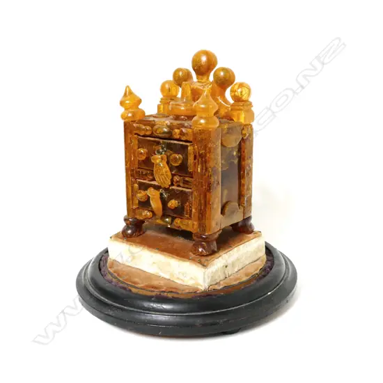 A rare model colonial kauri gum chest of drawers